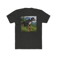 Mountain Cur - Men's Fitted Cotton Crew Tee