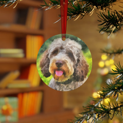 Charming Lagotto Romagnolo Metal Ornaments