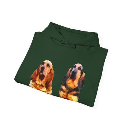 Bloodhounds 'Bear and Bubba' Unisex 50/50 Hoodie