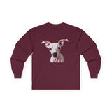 American Hairless Terrier Unisex Cotton Long Sleeve Tee – A Stylish Tribute