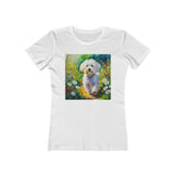 Bolognese Women's Slim Fit Ring-Spun Cotton Tee