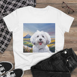Coton de Tulear Women's Midweight Cotton Tee