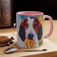 Treeing Walker Coonhound - Accent - Ceramic Coffee Mug, 11oz