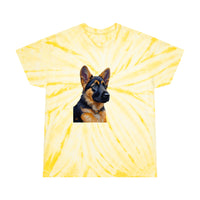 German Shepherd Puppy Classic Tie-Dye Tee, Cyclone