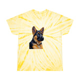 German Shepherd Puppy Classic Tie-Dye Tee, Cyclone