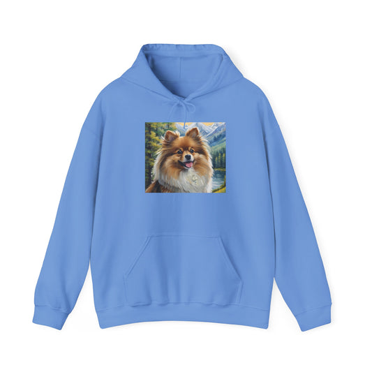 German Spitz Classic 50/50 Hooded Sweatshirt