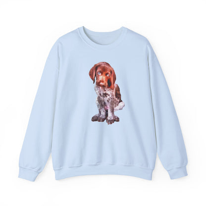 Benny Unisex 50/50 Crewneck Sweatshirt for German Shorthair Pointers