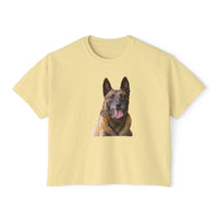 Belgian Malinois Women's Oversized Boxy Tee - Embrace Your Style
