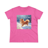 Finnish Spitz - Women's Midweight Cotton Tee