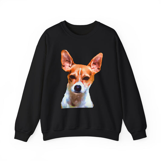 Rat Terrier Unisex 50/50 Crewneck Sweatshirt