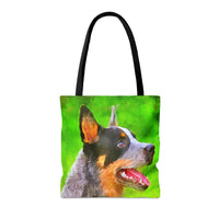 Blue Heeler - Australian Cattle Dog 'Percy' Tote Bag