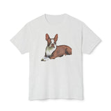 Boston Terrier - Brown & White  - Pre-shrunk Unisex Cotton Tee