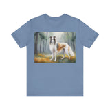 Borzoi 'Russian Wolfhound' Unisex Jersey Short Sleeve Tee