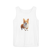 Welsh Corgi Puppy Unisex Relaxed Fit Tank Top