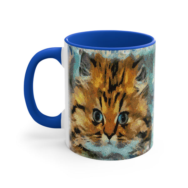 Fat Cat Ceramic Accent Coffee Mug, 11oz