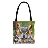Great Horned Owl 'Hooty'  -  Tote Bag