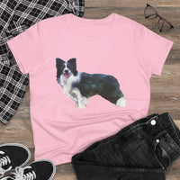 Border Collie '#1' - Women's Midweight Cotton Tee