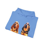 Bloodhounds 'Bear and Bubba' Unisex 50/50 Hoodie