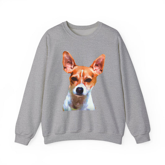 Rat Terrier Unisex 50/50 Crewneck Sweatshirt