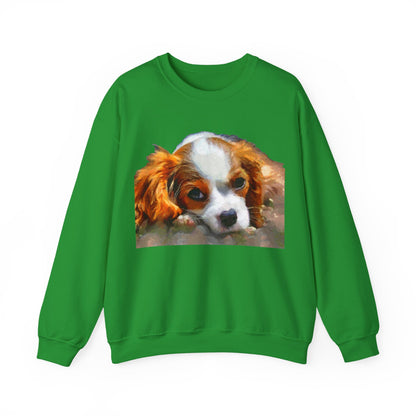 Cavalier King Charles Spaniel Puppy Crewneck Sweatshirt