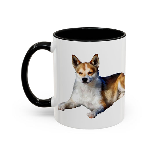Norwegian Lundehund Accent Coffee Mug - 2 Sizes