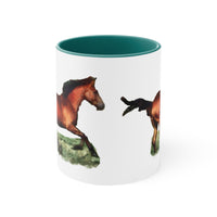 Horse 'Sam' Accent Coffee Mug, 11oz