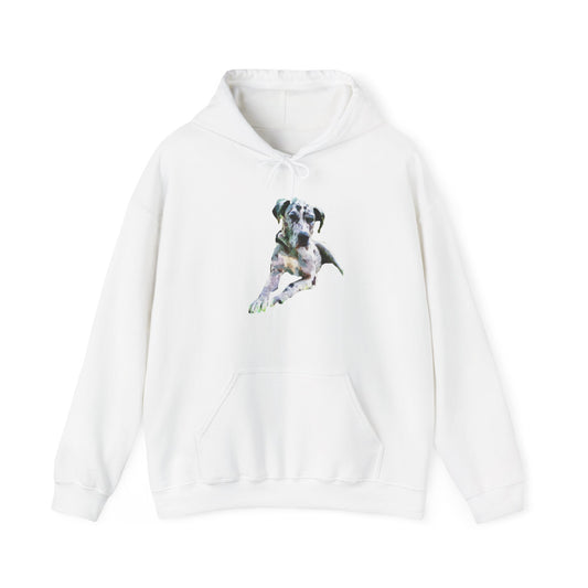 Harlequin Great Dane 'Leonid' Unisex Hoodie