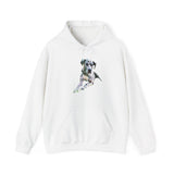 Harlequin Great Dane 'Leonid' Unisex Hoodie