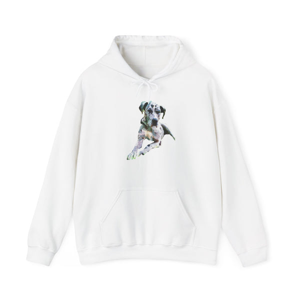 Harlequin Great Dane 'Leonid' Unisex Hoodie