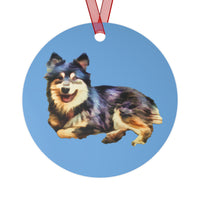 Finnish Lapphund Metal Ornaments