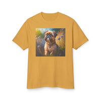 Brussels Griffon Unisex Relaxed Fit Garment-Dyed Heavyweight Cotton Tee