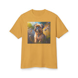 Brussels Griffon Unisex Relaxed Fit Garment-Dyed Heavyweight Cotton Tee