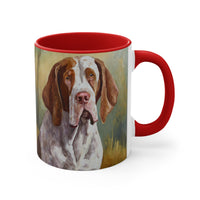 Bracco Italiano 'Italian Pointer#' - Accent - Ceramic Coffee Mug, 11oz