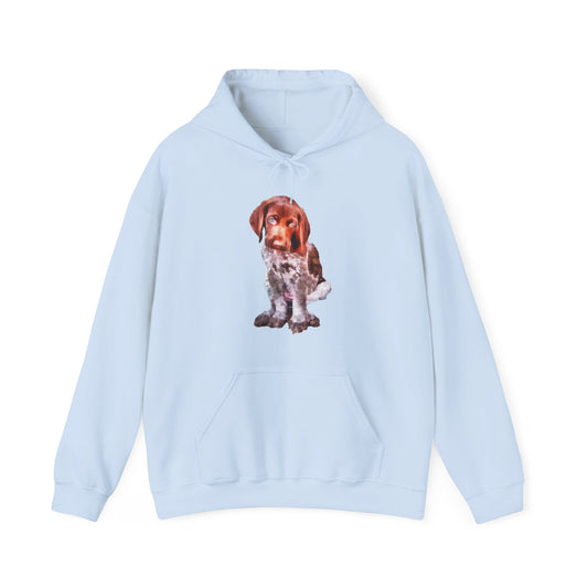 German Short-Hair Pointer 'Benny' Unisex Hooded Sweatshirt