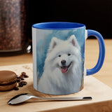 Samoyed 11oz Ceramic Accent Mug