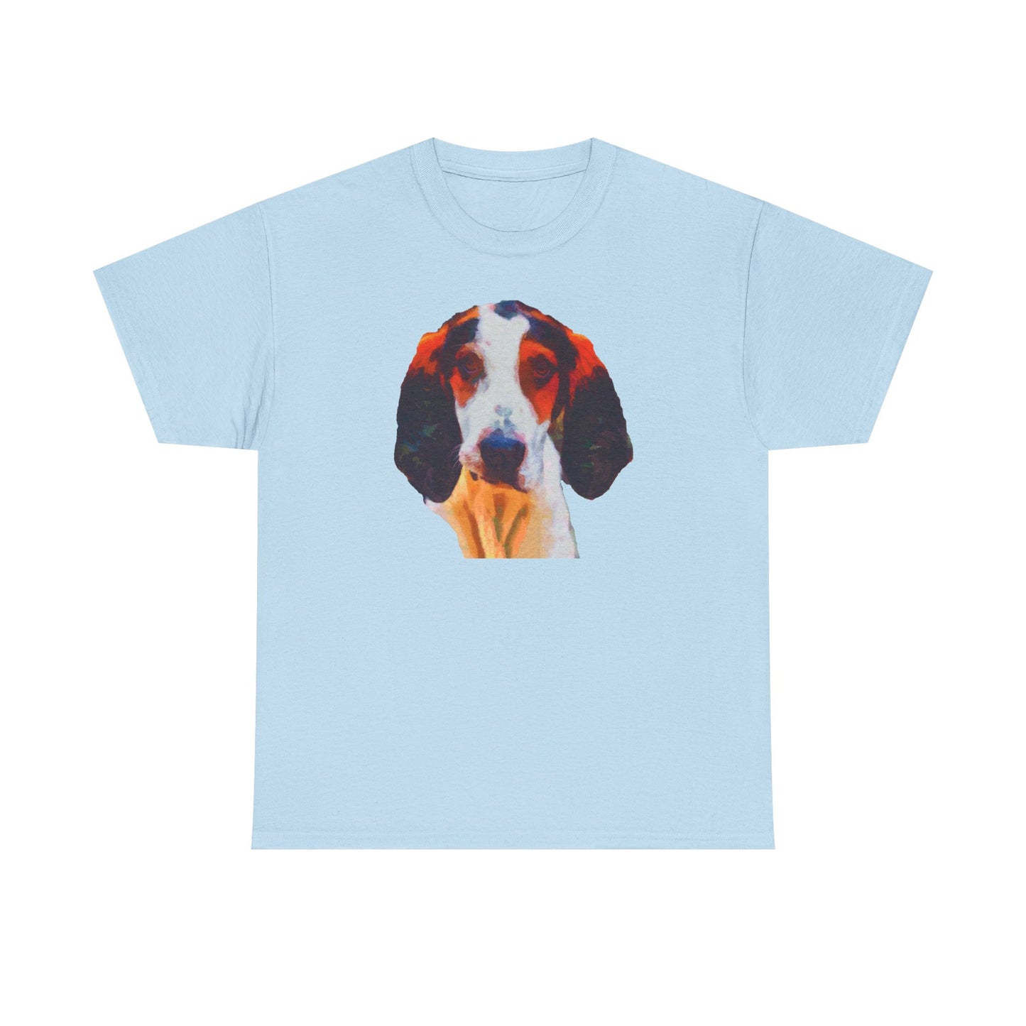 Elegant Treeing Walker Coonhound Unisex Heavy Cotton Tee