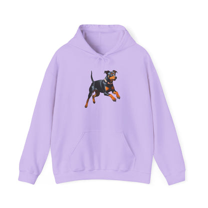 Manchester Terrier Unisex 50/50 Hooded Sweatshirt