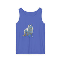 Volpino Italiano Unisex Relaxed Fit Garment-Dyed Tank Top