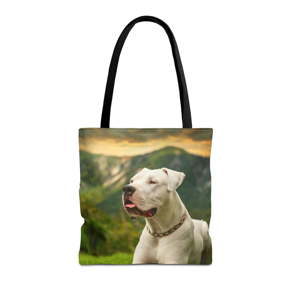 Dogo Argentino Tote Bag (AOP)