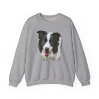 Border Collie 'Archie' Unisex 50/50 Crewneck Sweatshirt