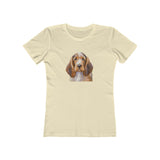 Basset Fauve de Bretagne  Slim Fitted  Women's Ringspun Cotton Tee