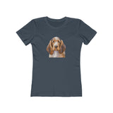 Basset Fauve de Bretagne  Slim Fitted  Women's Ringspun Cotton Tee