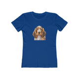 Basset Fauve de Bretagne  Slim Fitted  Women's Ringspun Cotton Tee