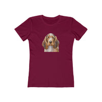 Basset Fauve de Bretagne  Slim Fitted  Women's Ringspun Cotton Tee