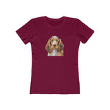 Basset Fauve de Bretagne  Slim Fitted  Women's Ringspun Cotton Tee