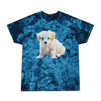 Bichon Frise Unisex CottonTie-Dye Tee, Crystal