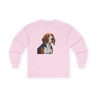 American English Coonhound Classic  Cotton Long Sleeve Tee