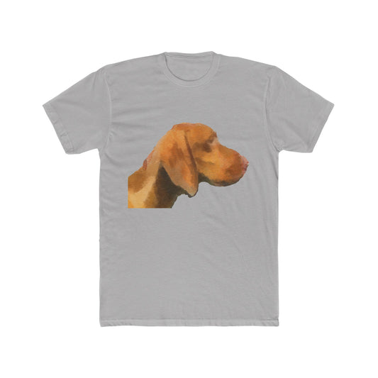 Vizsla 'Bela' --  Men's Fitted Cotton Crew Tee