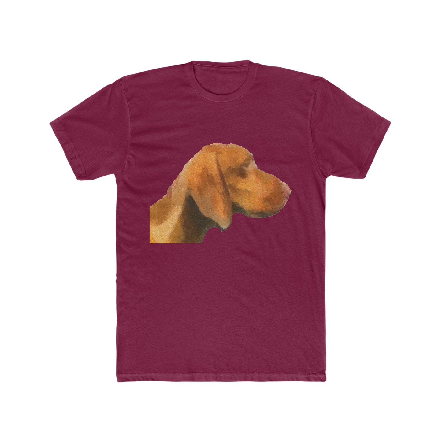 Vizsla 'Bela' --  Men's Fitted Cotton Crew Tee