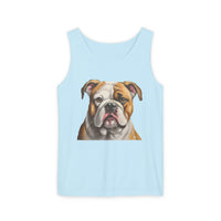 American Bulldog Unisex Relaxed Fit Ringspun Cotton Tank Top